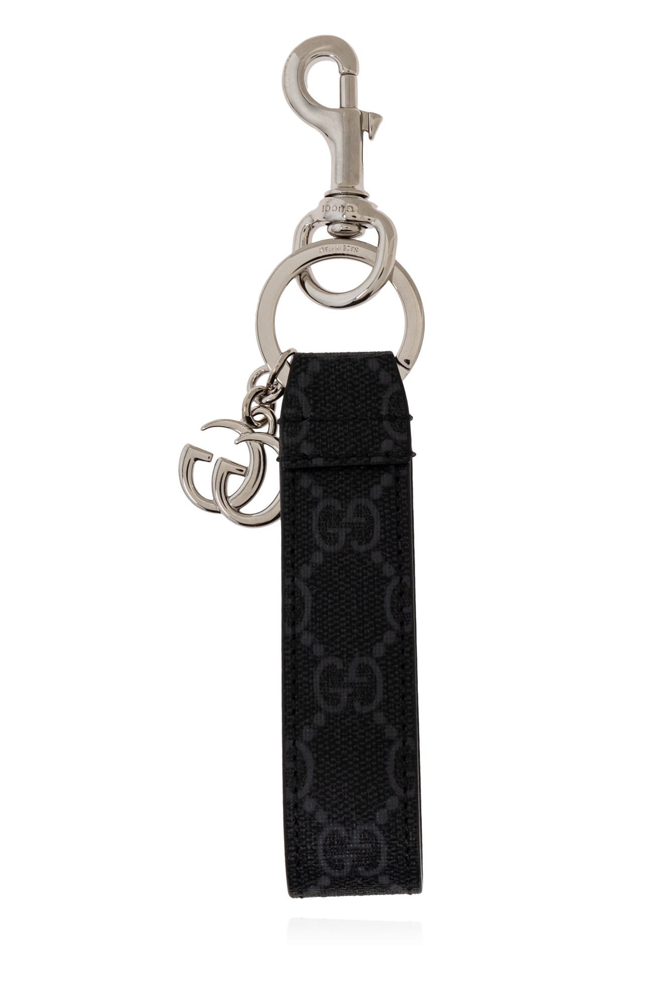 Gucci キーリング　ブラック　メンズ ブラック（黒）系 GUCCI(グッチ) キーケース・キーリング(メンズ